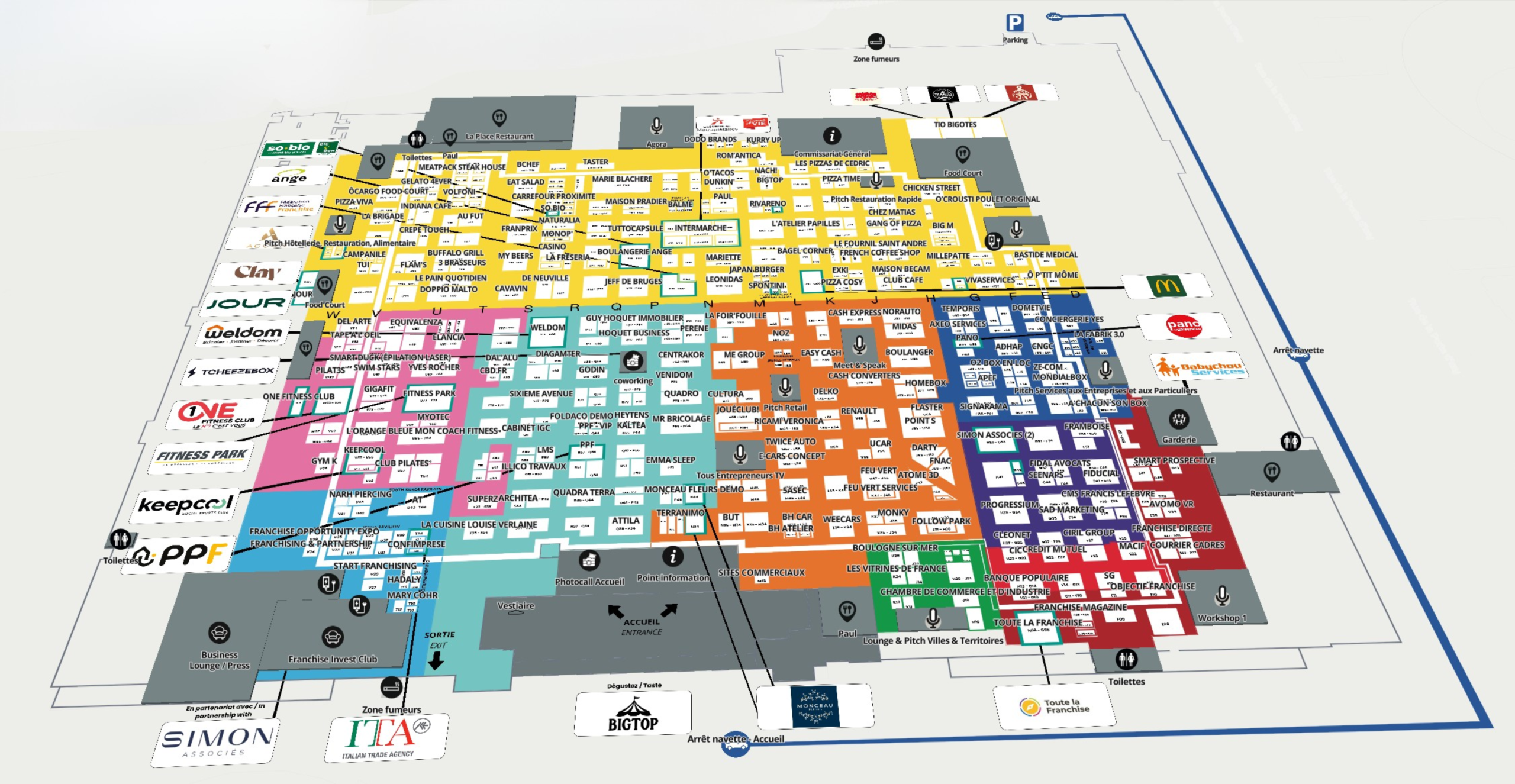 plan du salon franchise expo paris 2026